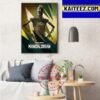 Jaren Jackson Jr Takes Home The 2022-23 NBA Defensive Player Of The Year Award Art Decor Poster Canvas