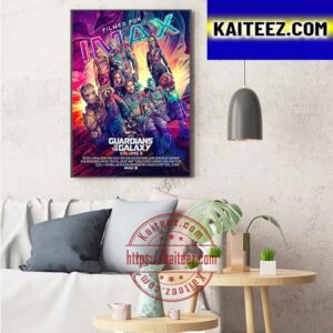 IMAX Artwork Poster For Marvel Studios Guardians Of The Galaxy Vol 3 Art Decor Poster Canvas