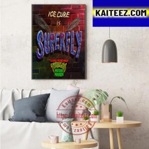 Ice Cube Is Superfly In Teenage Mutant Ninja Turtles Mutant Mayhem Art Decor Poster Canvas