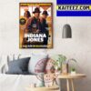 Indiana Jones Total Film Poster Art Decor Poster Canvas