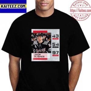 Jack Hughes Is The Single Season Record For Most Points Vintage T-Shirt