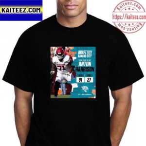 Jacksonville Jaguars Select Oklahoma OT Anton Harrison In The 2023 NFL Draft Vintage T-Shirt