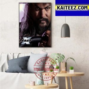 Jason Momoa As Dante Reyes In Fast X 2023 Art Decor Poster Canvas