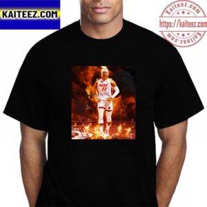 Jimmy Butler Sets Record for Most Points in Miami Heat Playoffs History Vintage T-Shirt
