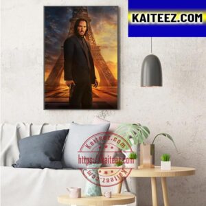 John Wick Chapter 4 International Official Poster Art Decor Poster Canvas