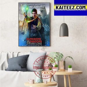 Justice Smith Is The Sorcerer In Dungeons And Dragons Honor Among Thieves Art Decor Poster Canvas