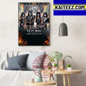 KISS End Of The Road World Tour Poster Art Decor Poster Canvas