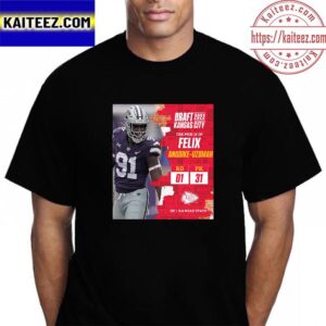 Kansas City Chiefs Select Kansas State DE Felix Anudike Uzomah In The 2023 NFL Draft Vintage T-Shirt