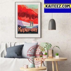 Kepler-186f Poster Art Decor Poster Canvas