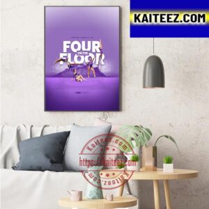 LSU Gymnastics Four On The Floor In National Championship Art Decor Poster Canvas