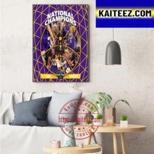LSU Tigers Are 2023 DI NCAA Womens Basketball National Champions Art Decor Poster Canvas