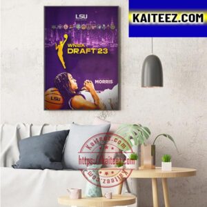 LSU Tigers Womens Basketball Alexis Morris To Attend The WNBA Draft 2023 Art Decor Poster Canvas