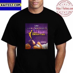 LSU Tigers Womens Basketball Alexis Morris To Attend The WNBA Draft 2023 Vintage T-Shirt