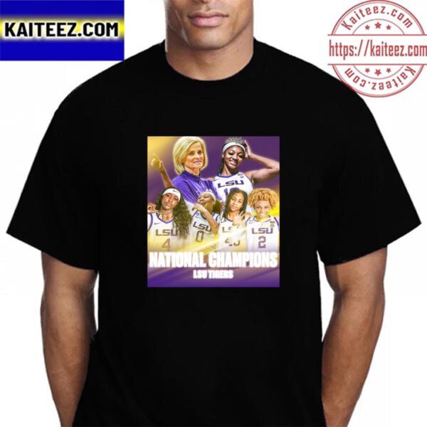 LSU Tigers Womens Basketball Are 2023 National Champions Vintage Tshirt