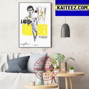 Lauri Markkanen Is 2022-23 NBA Most Improved Player Art Decor Poster Canvas