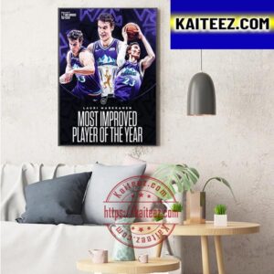 Lauri Markkanen Wins The 2022-23 Kia NBA MIP Award Art Decor Poster Canvas