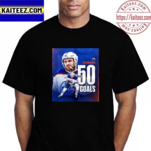 Leon Draisaitl 50 Goals In NHL With Edmonton Oilers Vintage Tshirt