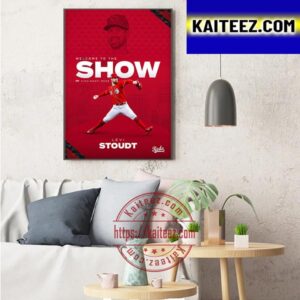 Levi Stoudt Welcome To The Show Cincinnati Reds MLB Art Decor Poster Canvas