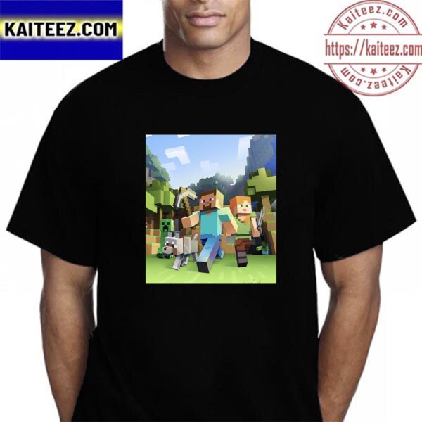 Live Action Minecraft Movie 2025 Official Poster Vintage T-Shirt