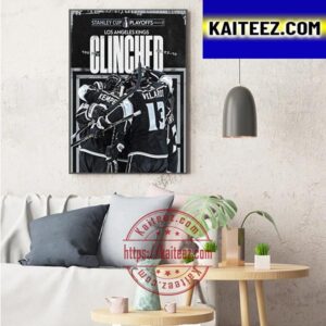 Los Angeles Kings Clinched The Stanley Cup Playoffs 2023 Art Decor Poster Canvas