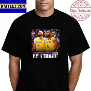 Los Angeles Lakers Are In The Play-In Tournament Vintage T-Shirt