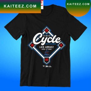 Luis Arraez Miami Marlins hit for the Cycle first in team history 2023 T-shirt