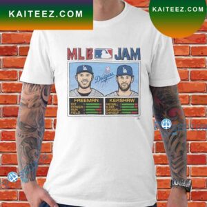 MLB Jam Dodgers Freeman And Kershaw T-shirt