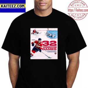 Matthew Tkachuk 32 Multi Point Games Vintage Tshirt