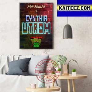 Maya Rudolph Is Cynthia Utrom In Teenage Mutant Ninja Turtles Mutant Mayhem Art Decor Poster Canvas