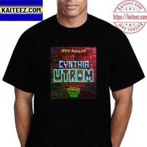 Maya Rudolph Is Cynthia Utrom In Teenage Mutant Ninja Turtles Mutant Mayhem Vintage T-Shirt