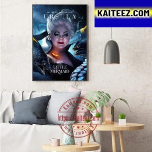 Melissa McCarthy As Ursula In The Little Mermaid 2023 Of Disney Art Decor Poster Canvas