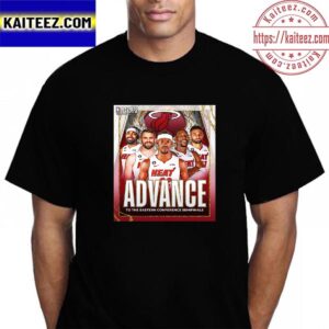 Miami Heat Advance To The Eastern Conference Semifinals NBA Playoffs Vintage T-Shirt