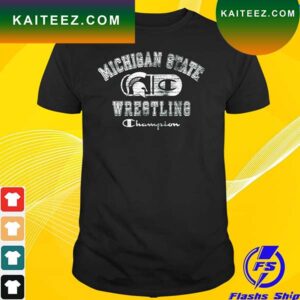 Michigan State Spartans champion wrestling T-shirt