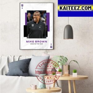 Mike Brown Wins NBA Coach Of The Year Art Decor Poster Canvas