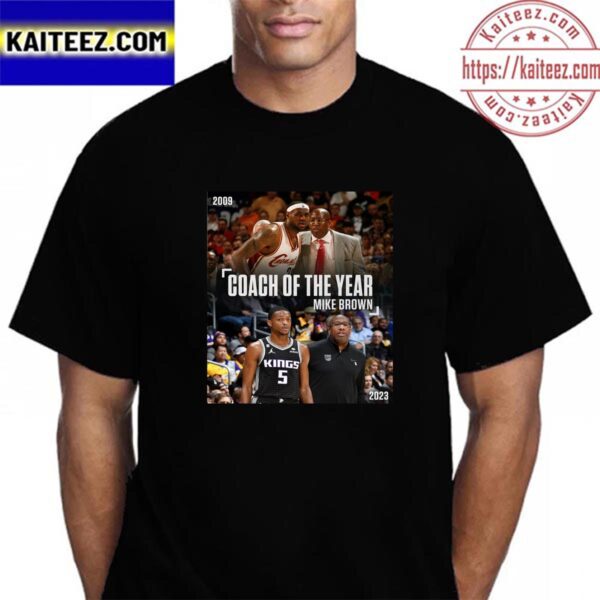 Mike Brown Wins NBA Coach Of The Year Second Time In Career Vintage T-Shirt