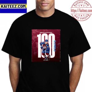 Mikko Rantanen 100 Points On The NHL Season Vintage T-Shirt