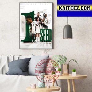 Milwaukee Bucks Eastern Conference 1 Overall Seed Art Decor Poster Canvas