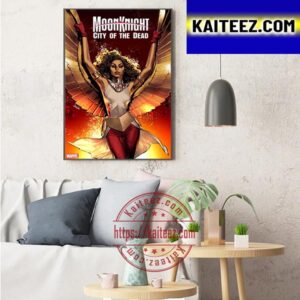 Moon Knight City Of The Dead Official Poster Art Decor Poster Canvas