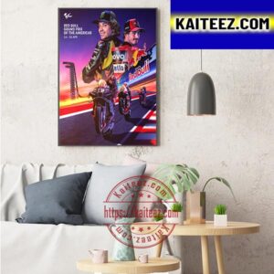 Moto GP Red Bull Grand Prix Of The Americas Art Decor Poster Canvas