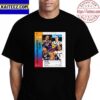 UConn Huskies Mens Basketball 5 National Championships Vintage Tshirt