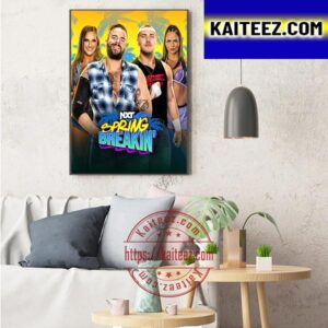 NXT Spring Breakin Mixed Tag Team Match Art Decor Poster Canvas