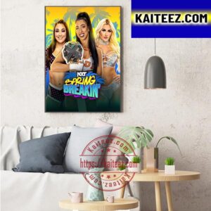 NXT Spring Breakin’ The WWE NXT Womens Champion Art Decor Poster Canvas