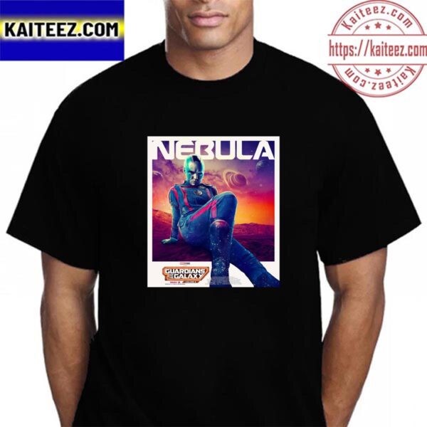 Nebula In Guardians Of The Galaxy Vol 3 Marvel Studios Vintage T-Shirt