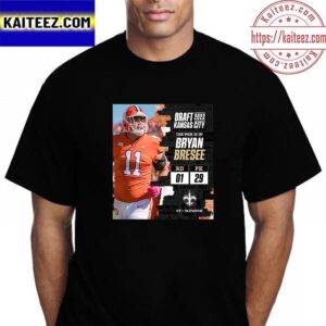 New Orleans Saints Select Clemson DT Bryan Bresee In The 2023 NFL Draft Vintage T-Shirt