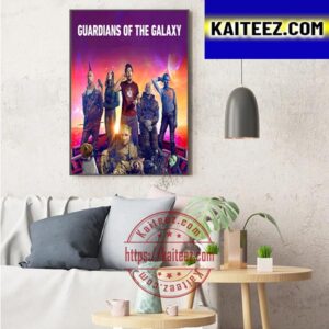 New Poster For Guardians Of The Galaxy Vol 3 Art Decor Poster Canvas