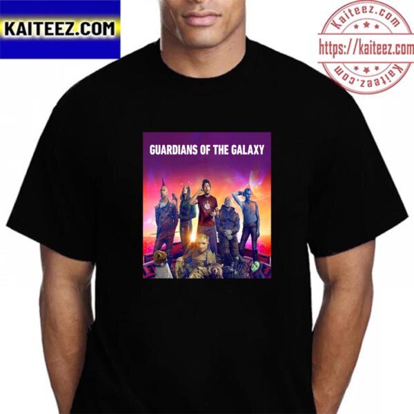 New Poster For Guardians Of The Galaxy Vol 3 Vintage Tshirt