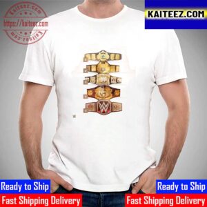 New WWE World Heavyweight Championship Title Belt Vintage T-Shirt