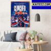 New York Islanders 2023 Playoffs Clinched Stanley Cup Art Decor Poster Canvas