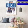 New York Islanders 2023 Clinched Stanley Cup Playoffs Art Decor Poster Canvas