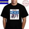 New York Islanders 2023 Playoffs Clinched Stanley Cup Vintage T-Shirt